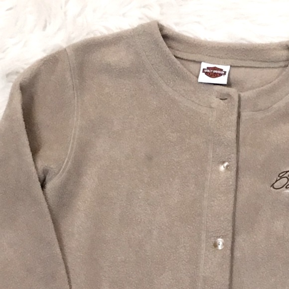 Harley-Davidson chunky button up sweater - Picture 6 of 6